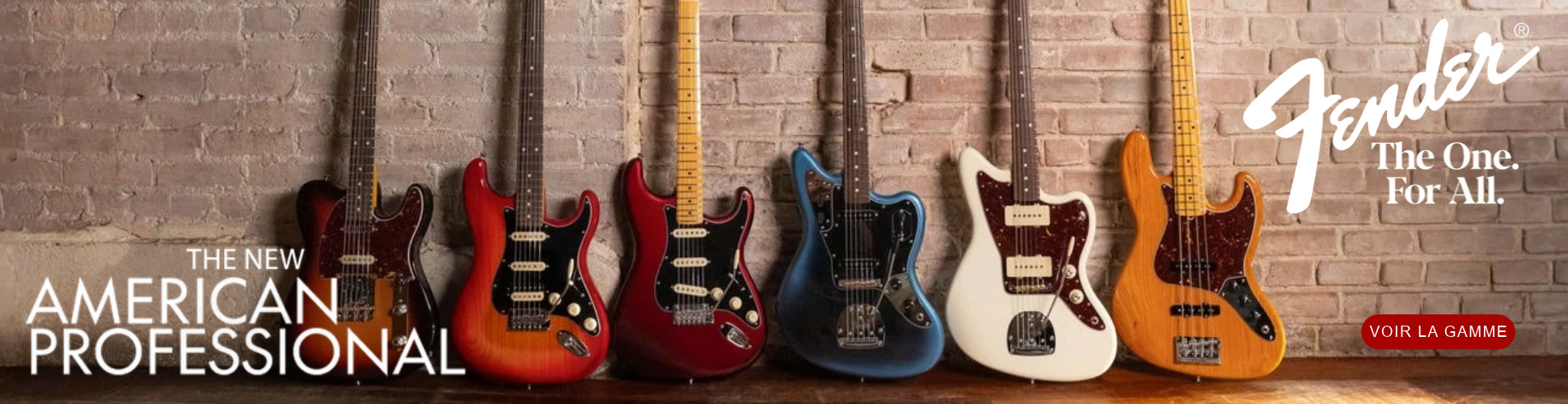 Découvrez la nouvelle gamme American Professional de chez Fender !